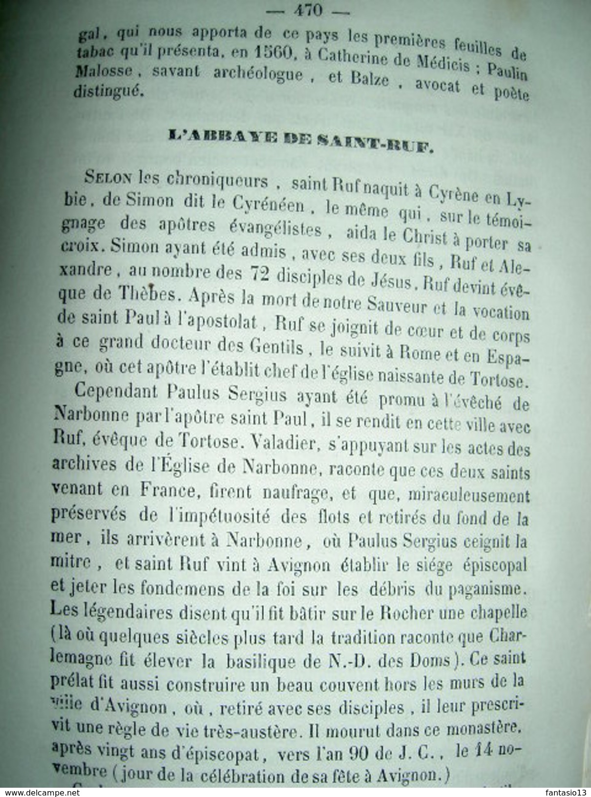 Essai sur l'Histoire de la ville d'Avignon J.-B. Joudou 1853 Villeneuve lès Avignon Bonpas Montfavet Couvents d'Avignon