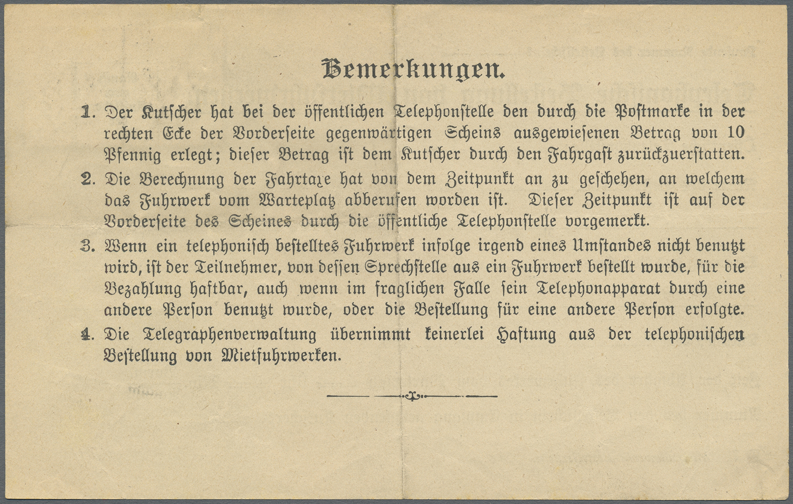 Br Bayern - Portomarken: 1910, 5 Pf. Wappen "Mietfuhrwerks-Bestellschein", Einmal Als Waagerechtes Paar - Andere & Zonder Classificatie