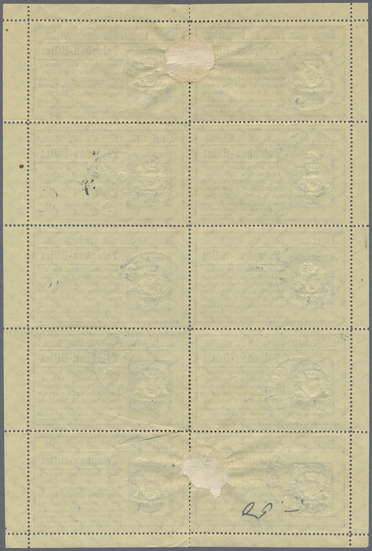 O/(*) Bayern - Ganzsachen: 1894, 20 Pfg Gestempelt Und 25 Pfg Ungebraucht Ohne Gummi Wie Verausgabt, Je Im - Andere & Zonder Classificatie