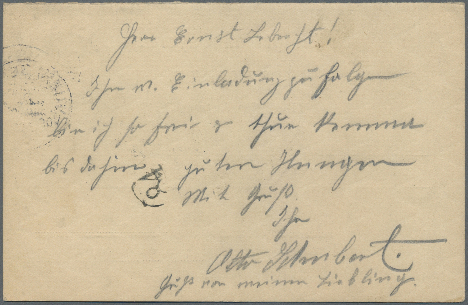 GA Bayern - Ganzsachen: 1901/1903, 2 Pf Grau Antwortkarte Im Ortsverkehr Nürnberg, Mi 320.- - Andere & Zonder Classificatie