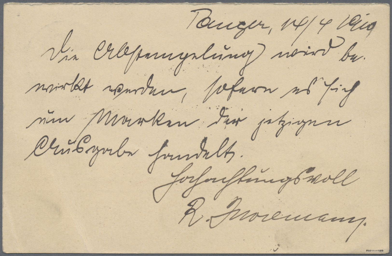 GA Bayern - Ganzsachen: 1909, einmalige und herausragende Dokumentation der deutschen Auslandspostämter