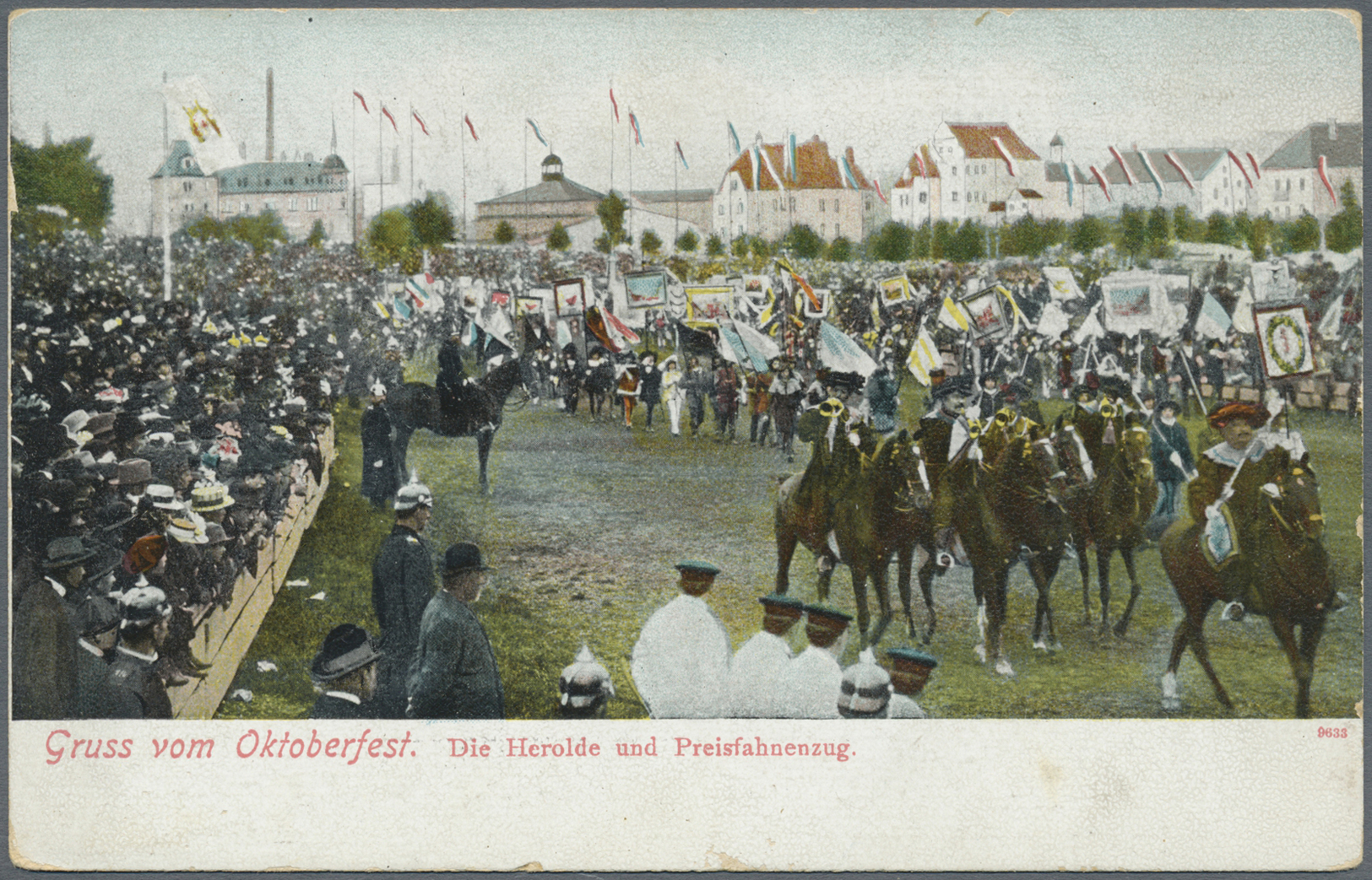 GA/Br Bayern - Besonderheiten: 1904/1912, OKTOBERFEST MÜNCHEN, neun verschiedene Karten, dabei 2 Privatpos