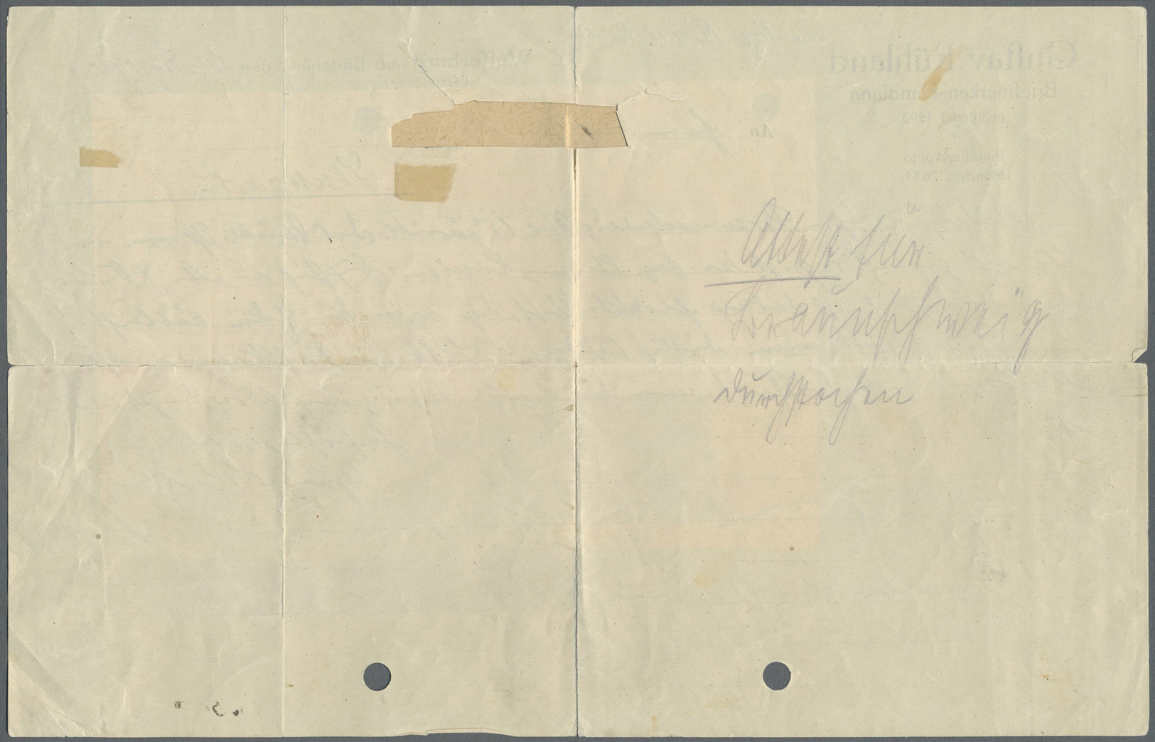 Br Braunschweig - Marken Und Briefe: 1861, ½ Groschen Schwarz/lebhaftgraugrün, Bogenförmig Durchstochen - Brunswick