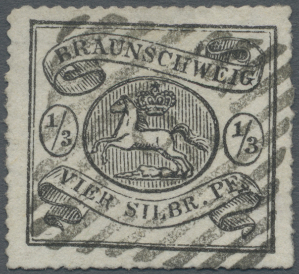 O Braunschweig - Marken Und Briefe: 1864,1/3 Sgr./4 Pfg.  Durchstochen Allseits Intakter Durchstich, S - Brunswick