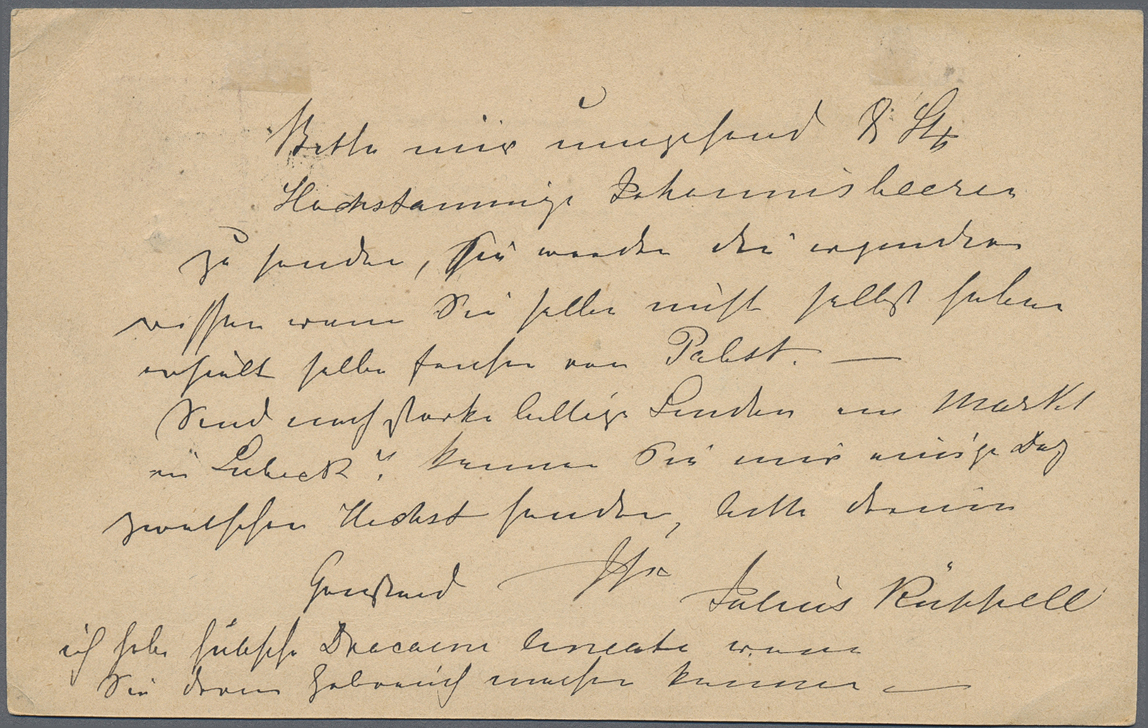 GA Hamburg - Stempel: 1873/1879, Sechs Ganzsachenkarten je mit L3 Bahnpoststempeln und verschiedenen Üb