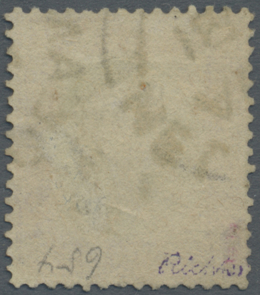 O Helgoland - Marken Und Briefe: 1873, ¼ S In Seltener Farbe A = Dunkelrotkarmin/lebhaftgelblichgrün M - Héligoland