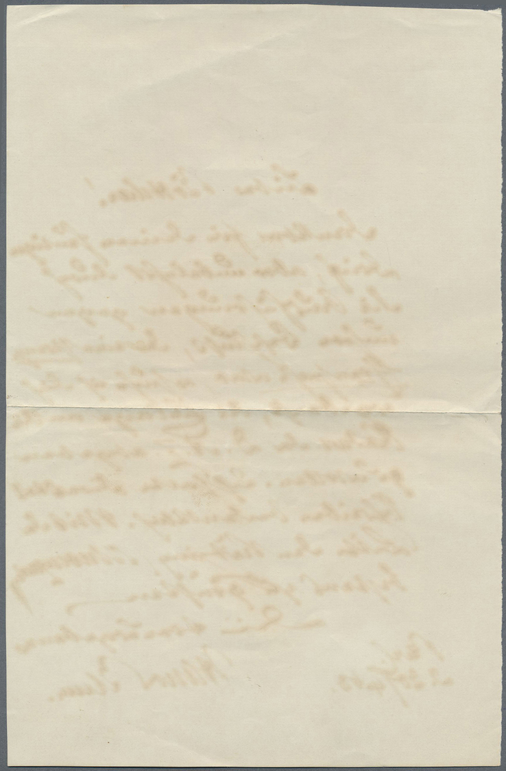 Br Preußen - Besonderheiten: 1866/1868, Vier Portofreie Briefe Von Mitgliedern Des Abgeordnetenhaus Mit - Andere & Zonder Classificatie