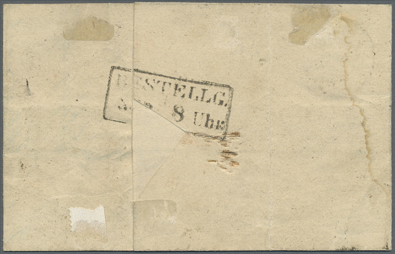 Br Sachsen - Marken Und Briefe: 1850, 3 Pfg. Lebhaftrot, Platte III, Position 8, Allseitig Gut Gerandet - Saxe