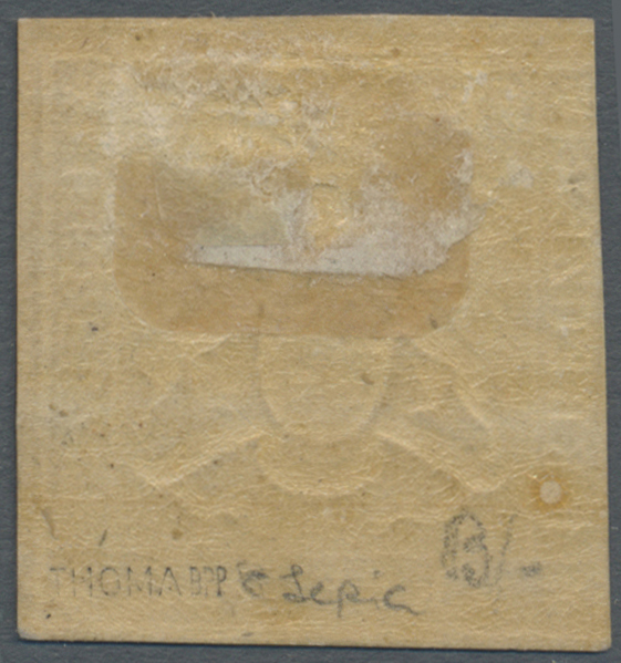 * Württemberg - Marken Und Briefe: 1857, Wappen 1 Kr. Dunkelbraunocker (sephia, Graustichig) Mit Seide - Andere & Zonder Classificatie