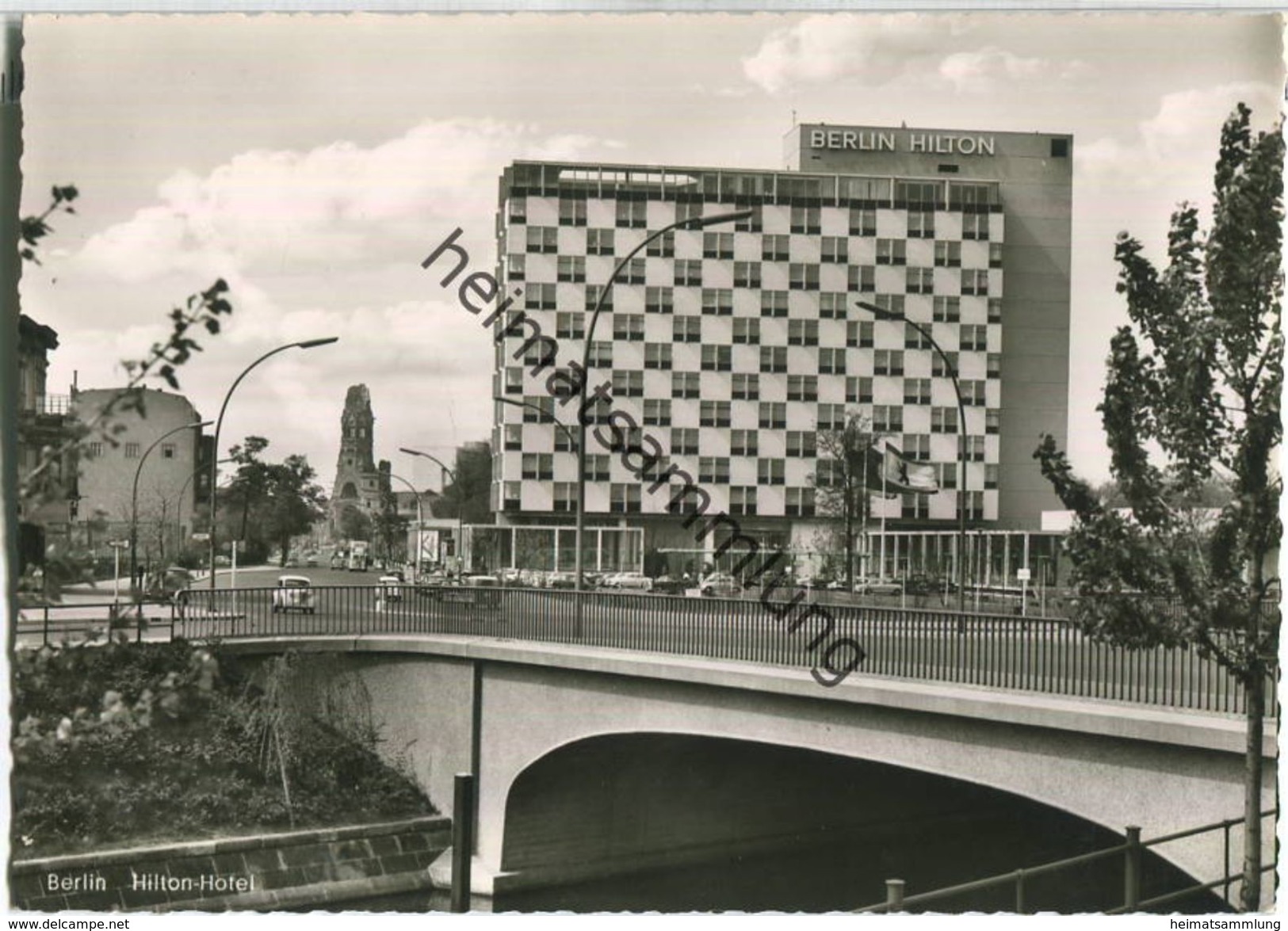 Berlin - Hilton-Hotel - Foto-Ansichtskarte 1960  - Verlag Kunst Und Bild Berlin - Tiergarten