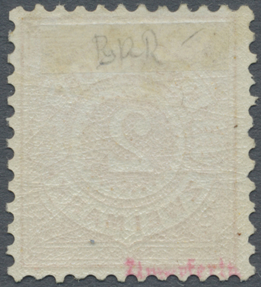 * Württemberg - Marken Und Briefe: 1875, 2 Mark Dunkelgelborange, Ungebraucht Mit Vollem Originlgummi - Andere & Zonder Classificatie