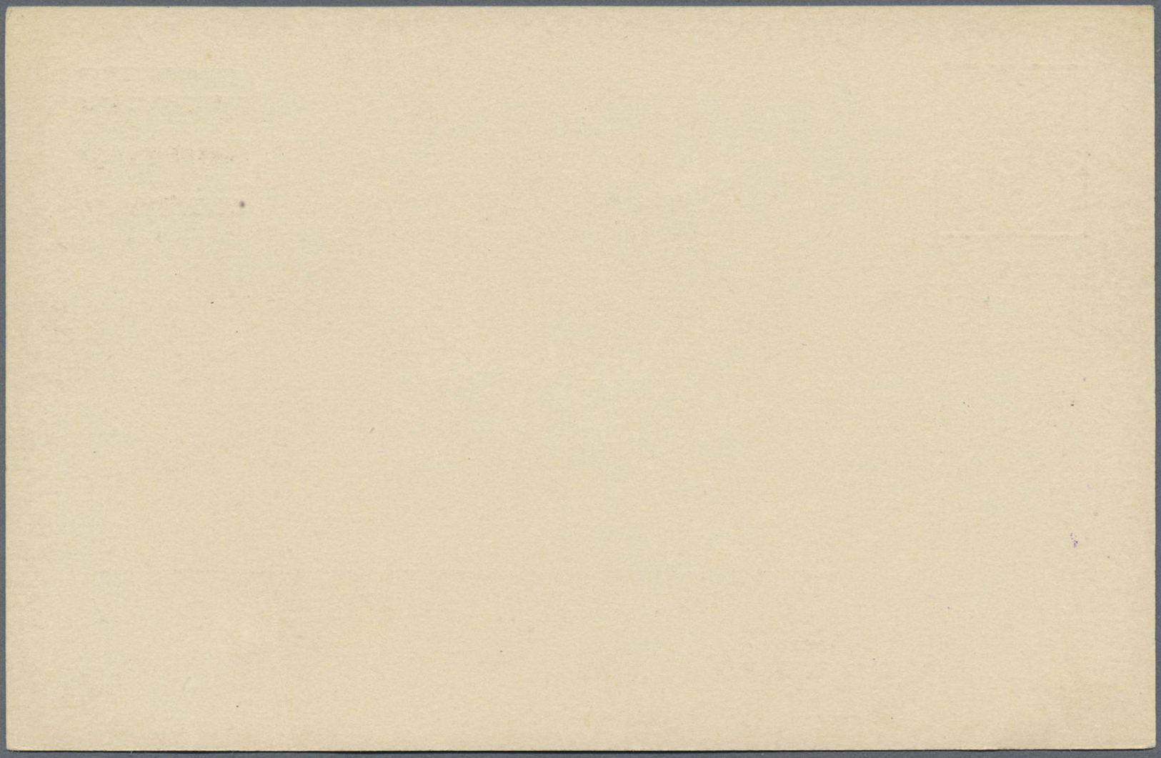 GA Württemberg - Ganzsachen: 1908. Aufbrauchkarte 3 Pf Braun Auf (2 Pf Grau), Druckdatum "8 5 00", Unge - Autres & Non Classés