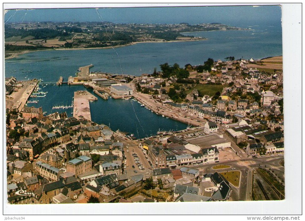 PAIMPOL. VUE GENERALE AERIENNE DU PORT - Paimpol