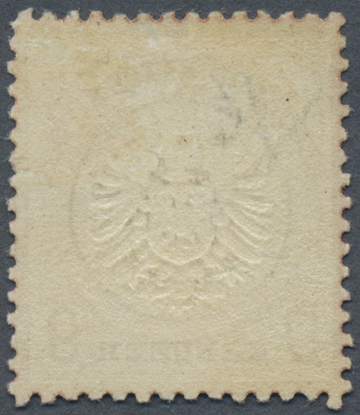 * Deutsches Reich - Brustschild: 1872, 9 Kr. Großer Schild, Lilabraun. Die Ungebrauchte Marke Hat Orig - Neufs