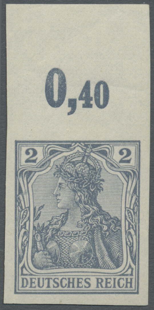 */** Deutsches Reich - Germania: 1902, Freimarken Germania Deutsches Reich 5 Pf, UNGEZÄHNTES Luxusoberran - Ongebruikt