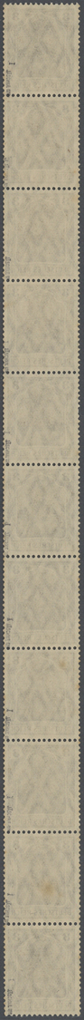 ** Deutsches Reich - Germania: 1905/11, Germania-Friedensdruck, 3 Pfg. Braun, 2 Stck. 11er-Str. Einzeln - Neufs
