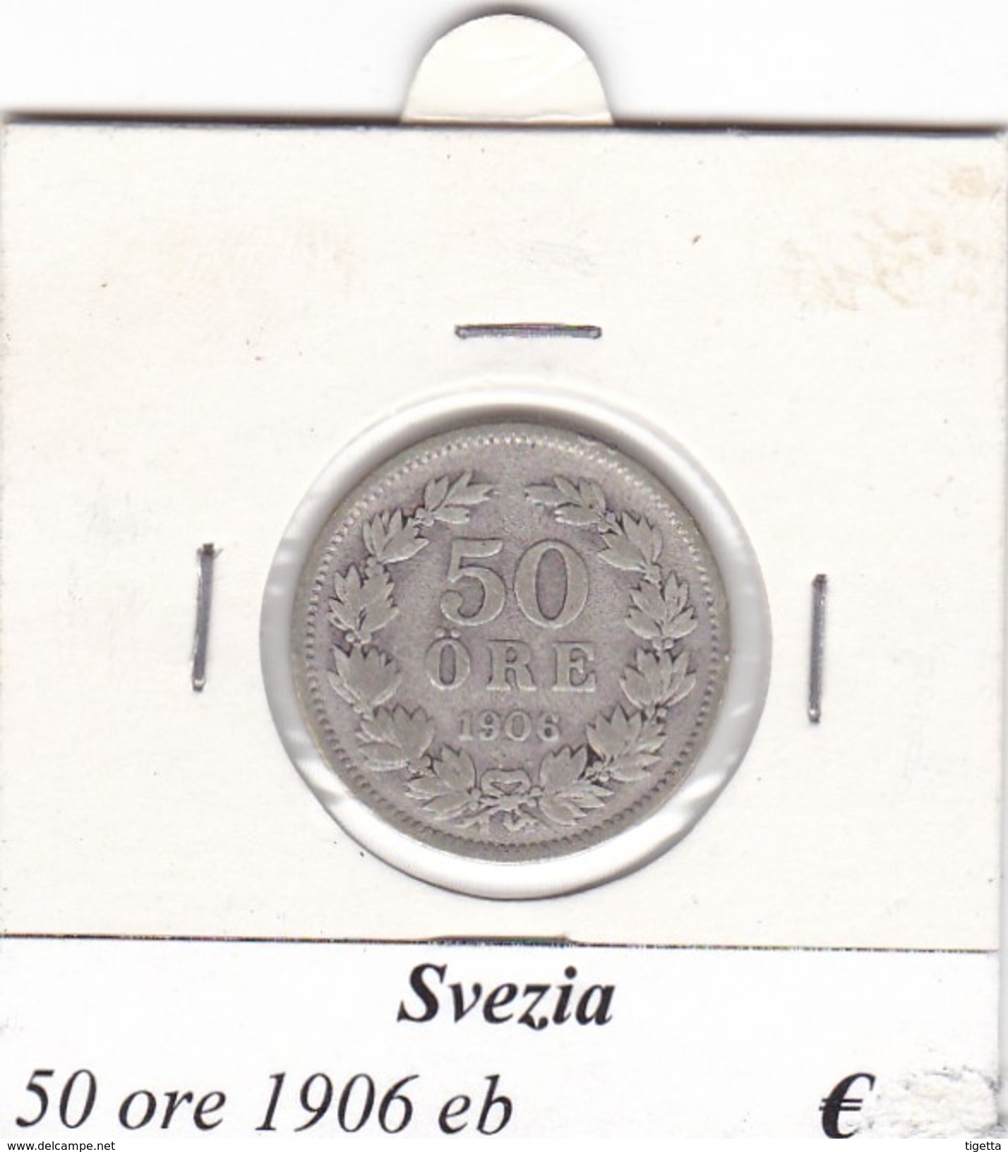 SVEZIA   50 ORE  ANNO 1906  COME DA FOTO - Svezia