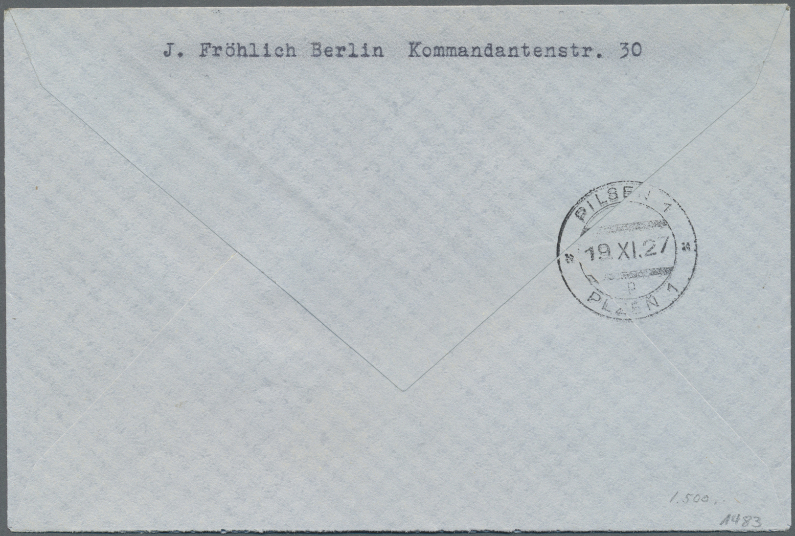 Br Deutsches Reich - Weimar: 1927 (17.11.), Tagung Des Internationalen Arbeitsamtes (IAA) Kompl. Satz A - Ongebruikt