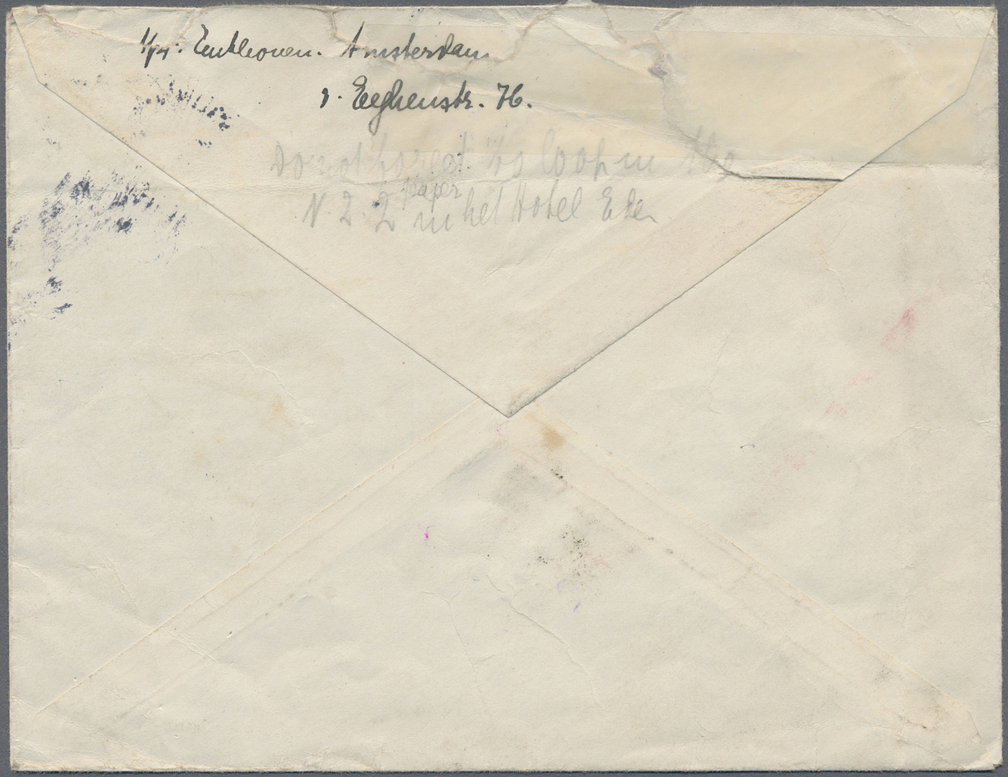 Br Deutsches Reich - 3. Reich: 1937, Einfacher Brief Aus Holland Mit 12 1/2 C. Wilhelmina An Das "Hotel - Ongebruikt