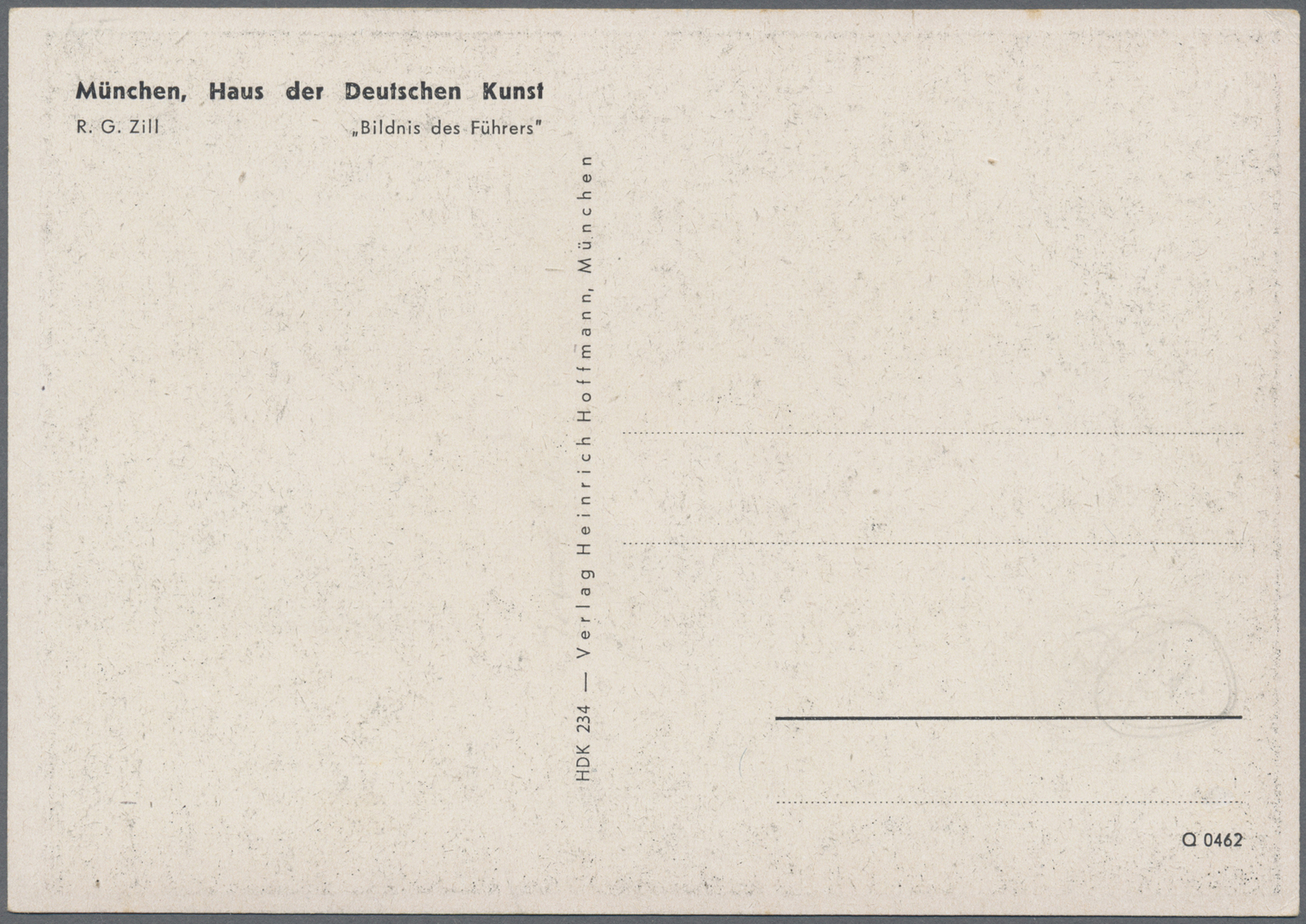 Br Deutsches Reich - 3. Reich: 1937/1938. Farbkarte "Bildnis Des Führes" Vs. Mit Senkr. Randpaar (aus B - Ongebruikt