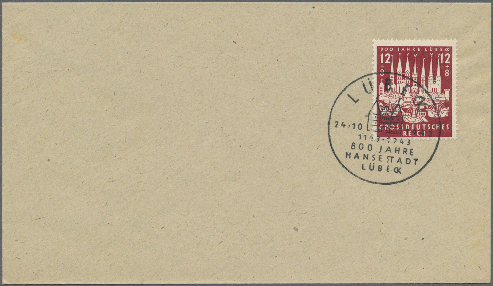 Deutsches Reich - 3. Reich: 1938/1944, sieben FDC, Gautheater Saarpfalz ESST Saarbrücken, Lübeck ESS