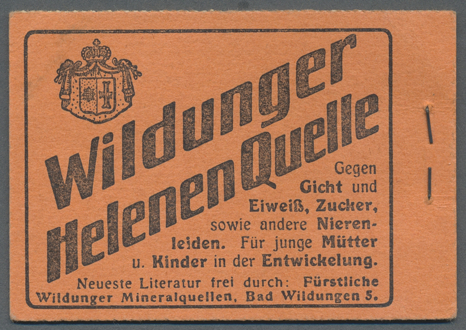 ** Deutsches Reich - Markenheftchen: 1917, 3 M. Germania-Markenheftchen Mit ONr. 2, Komplett Mit Allen - Postzegelboekjes
