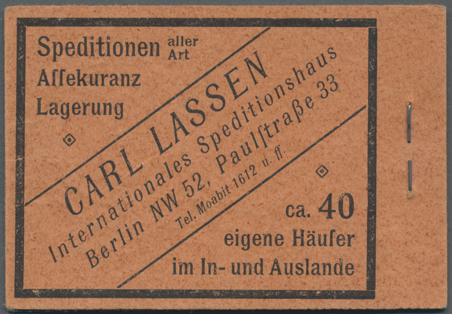 O Deutsches Reich - Markenheftchen: 1921, Markenheftchen Germania/Ziffern Kpl. Gestempelt, Selten!. Ge - Postzegelboekjes