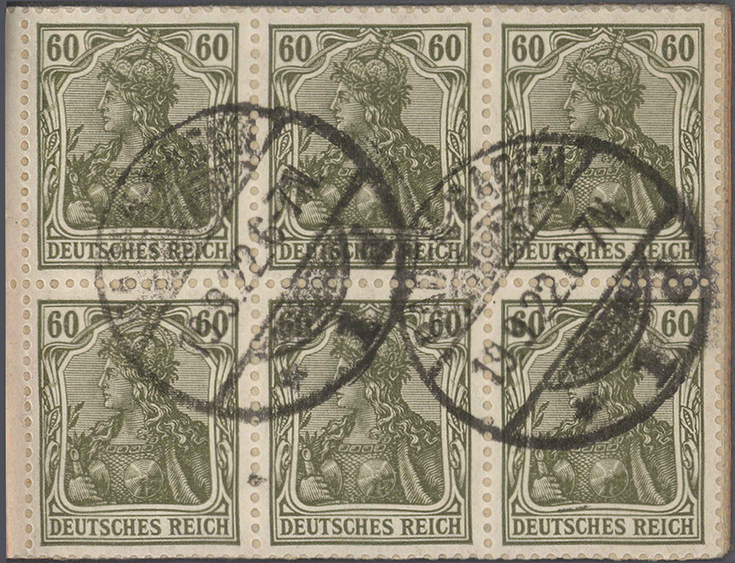 O Deutsches Reich - Markenheftchen: 1921, Markenheftchen Germania/Ziffern Kpl. Gestempelt, Selten!. Ge - Postzegelboekjes