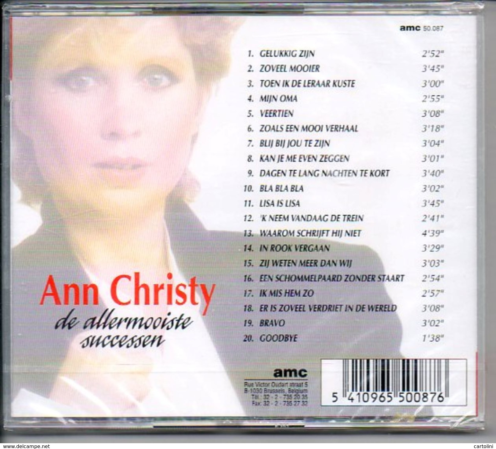 Ann Christy   CD  De Allermooiste Successen - Autres - Musique Néerlandaise