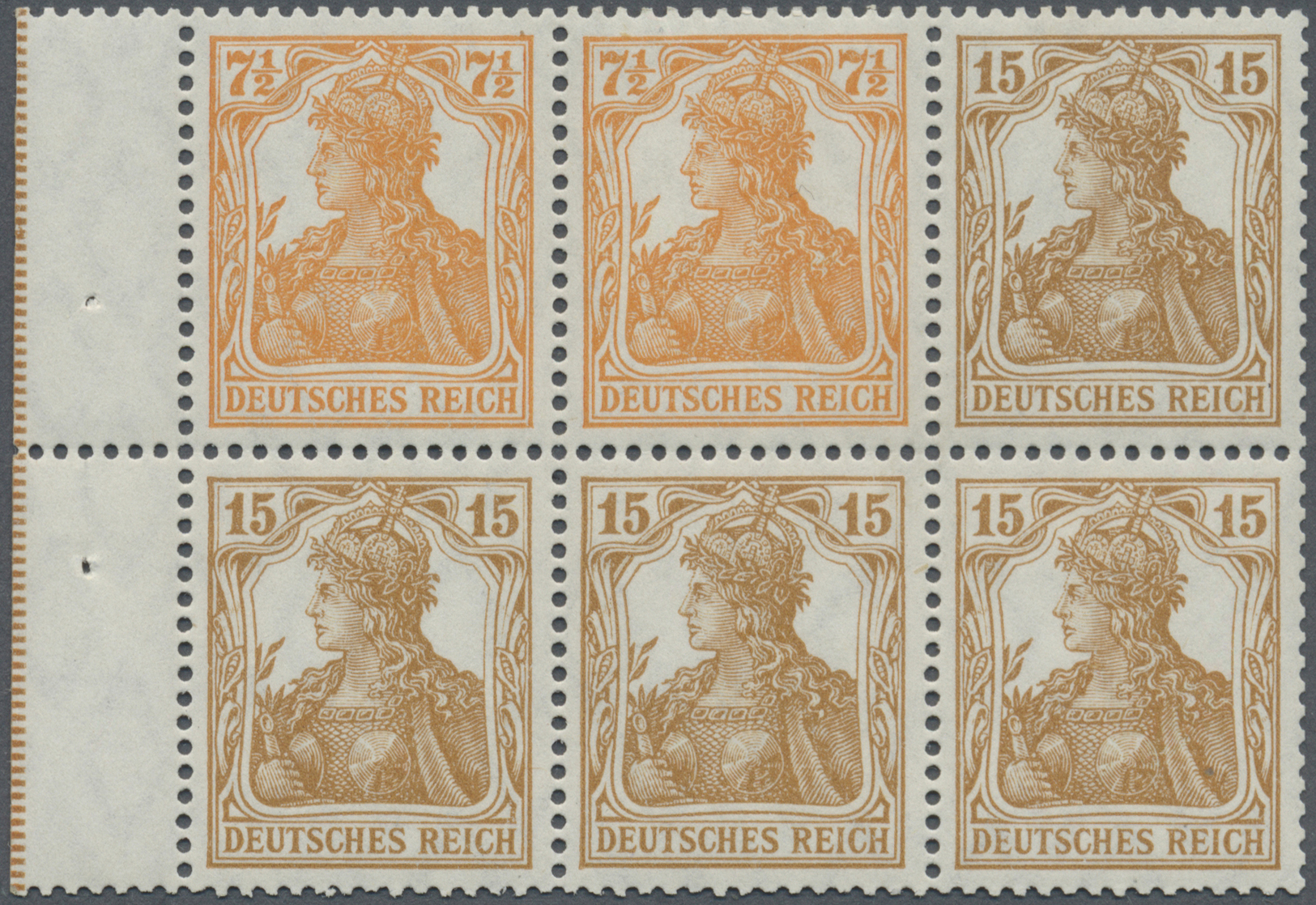 * Deutsches Reich - Markenheftchenblätter: 1916/1917, Freimarken Germania Als Ungerauchtest Markenheft - Postzegelboekjes
