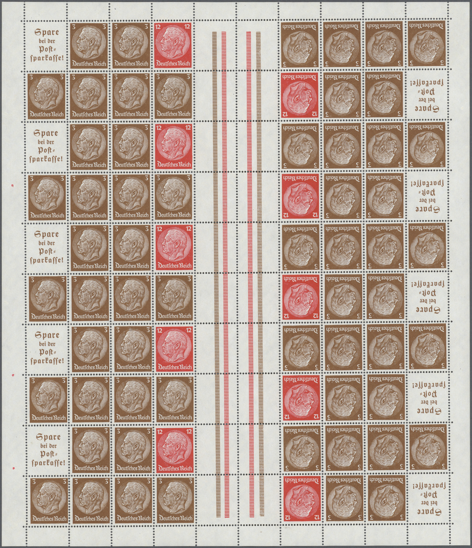 ** Deutsches Reich - Markenheftchenbogen: 1939, MHB 47 In Postfrischer Erhaltung Mit Geringen Gummibugs - Carnets