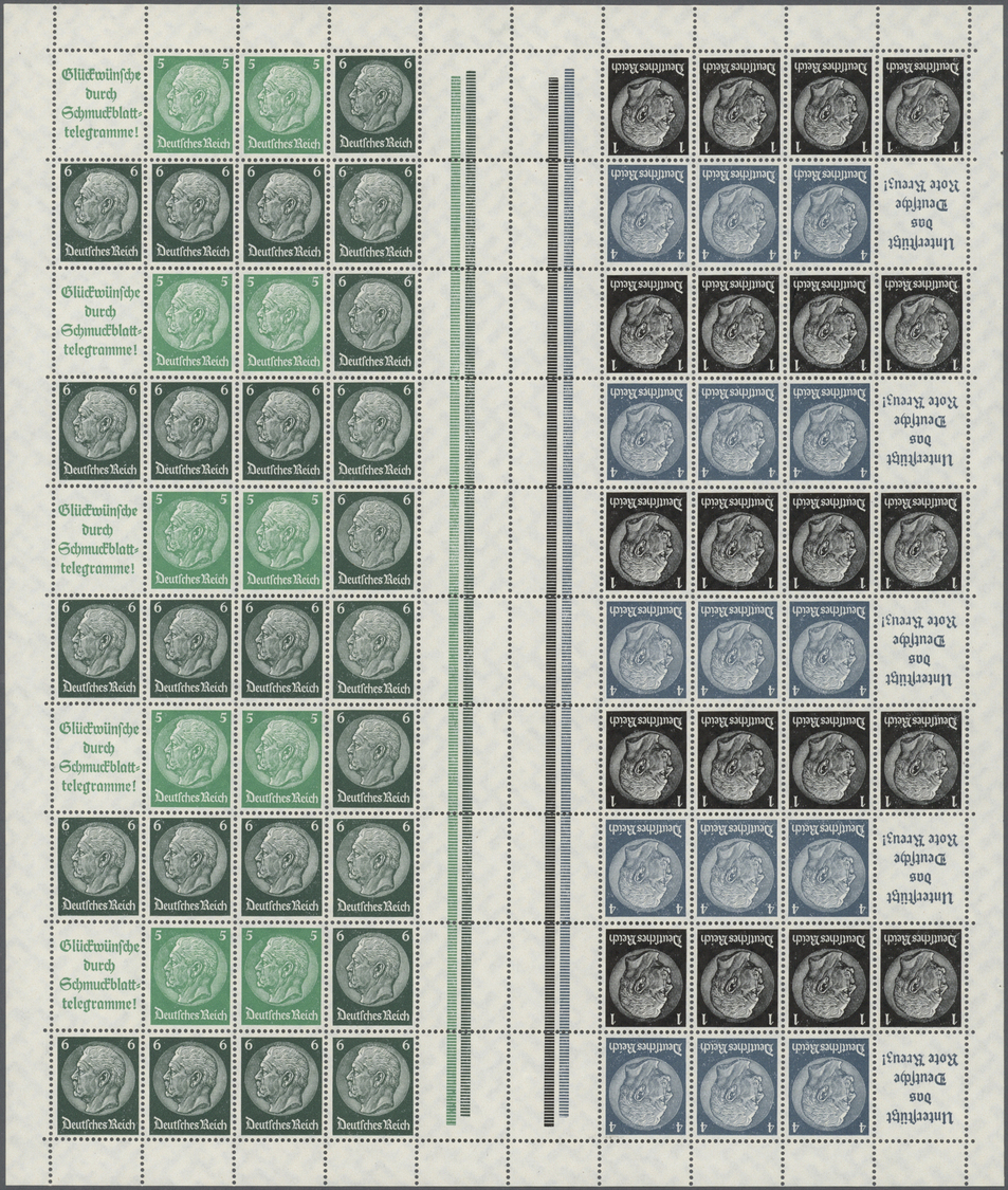 ** Deutsches Reich - Markenheftchenbogen: 1940, MHB 51 In Postfrischer Erhaltung Mit Geringen Gummibugs - Postzegelboekjes