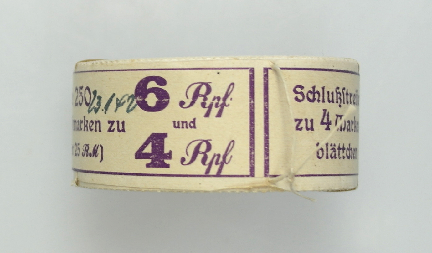 ** Deutsches Reich - Rollenmarken: 1941, 6+4 Pfg. Hitler Zusammendrucke Aus Automatenrollen, Komplette - Se-Tenant