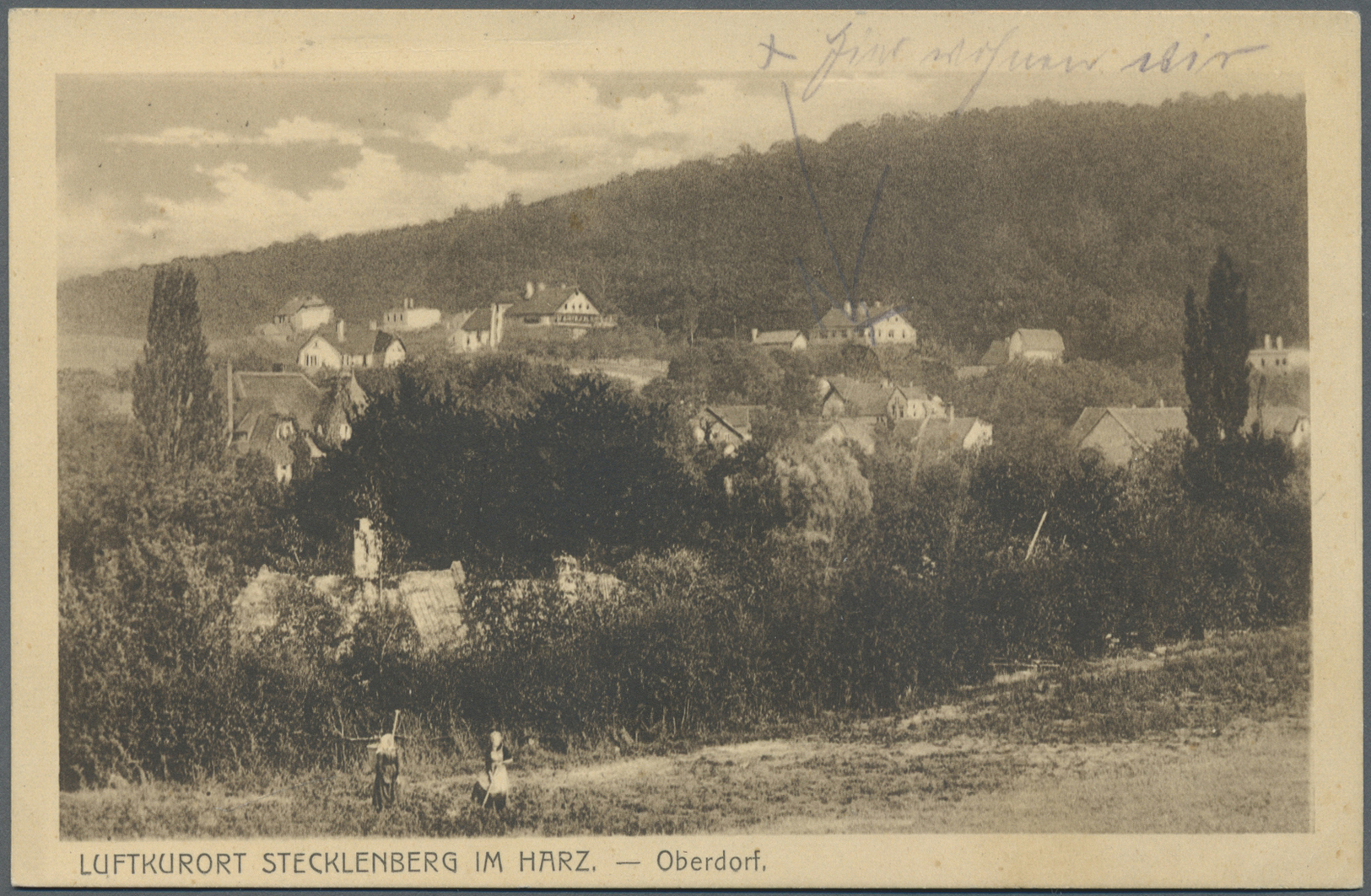 Br Deutsches Reich - Lokalausgaben 1918/23: BAD SUDERODE (HARZ): 1923, Gebührenzettel Mit Zweizeiligem - Brieven En Documenten