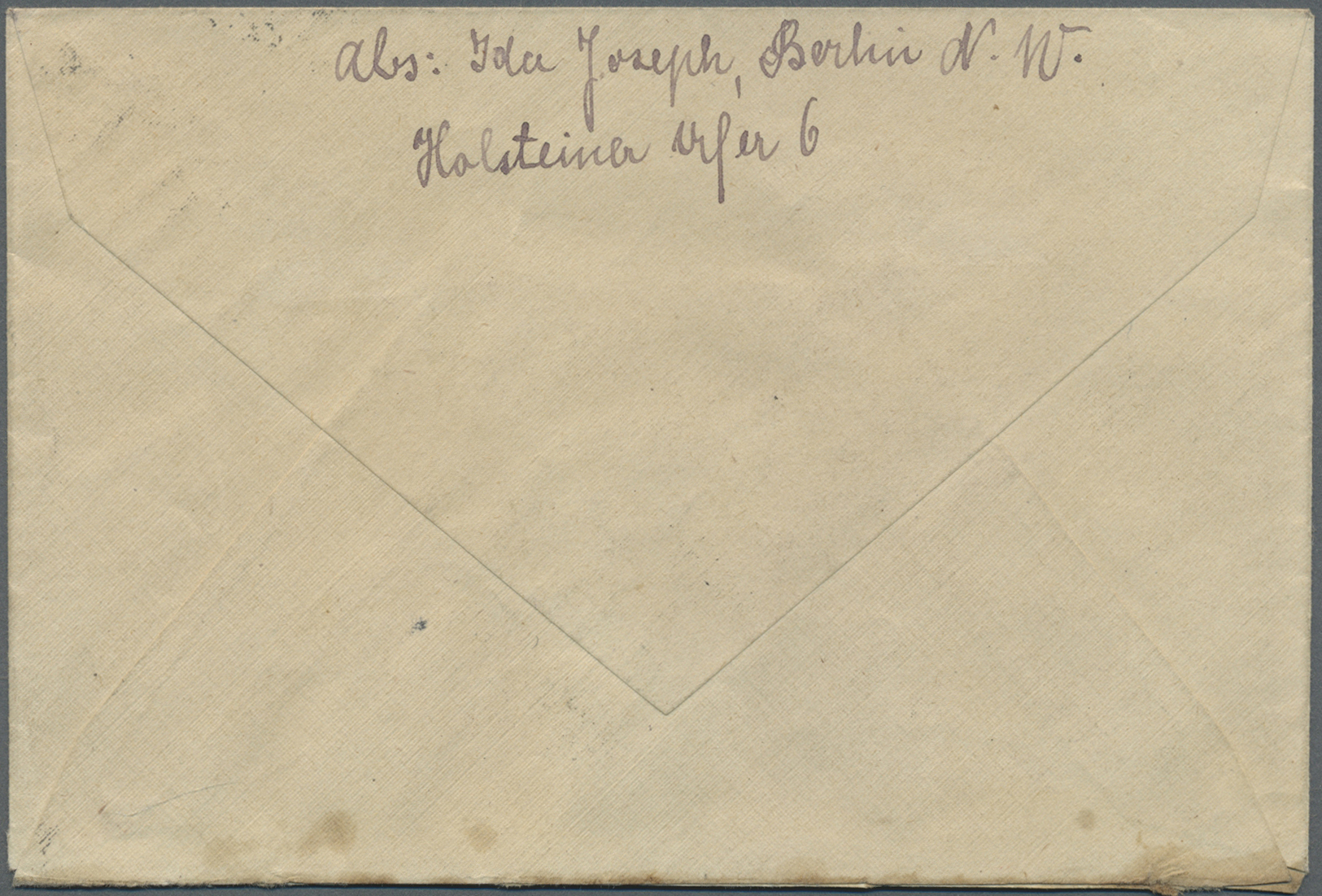 Br Deutsches Reich - Lokalausgaben 1918/23: BERLIN NW 23: 1923, Gebührenzettel Mit Gummistempel "Gebühr - Lettres & Documents