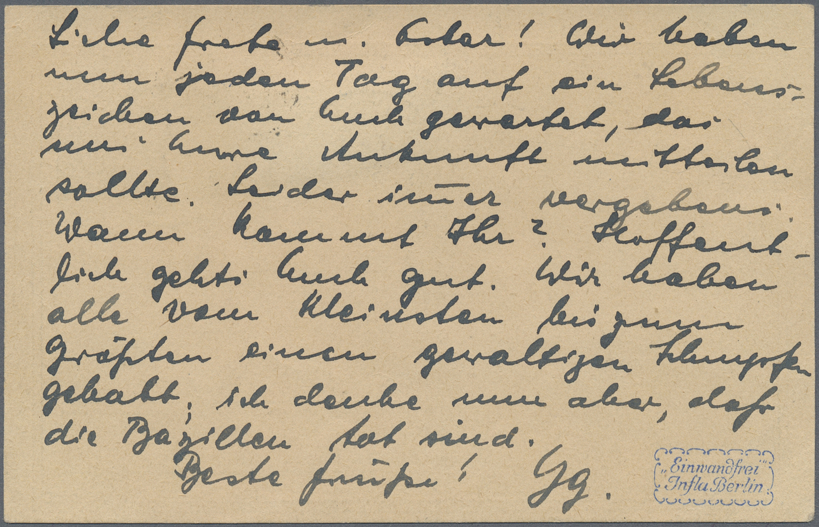 Br Deutsches Reich - Lokalausgaben 1918/23: HALLE (SAALE) OPD, 1923, Gebührenzettel Bräunlichrot In Typ - Brieven En Documenten