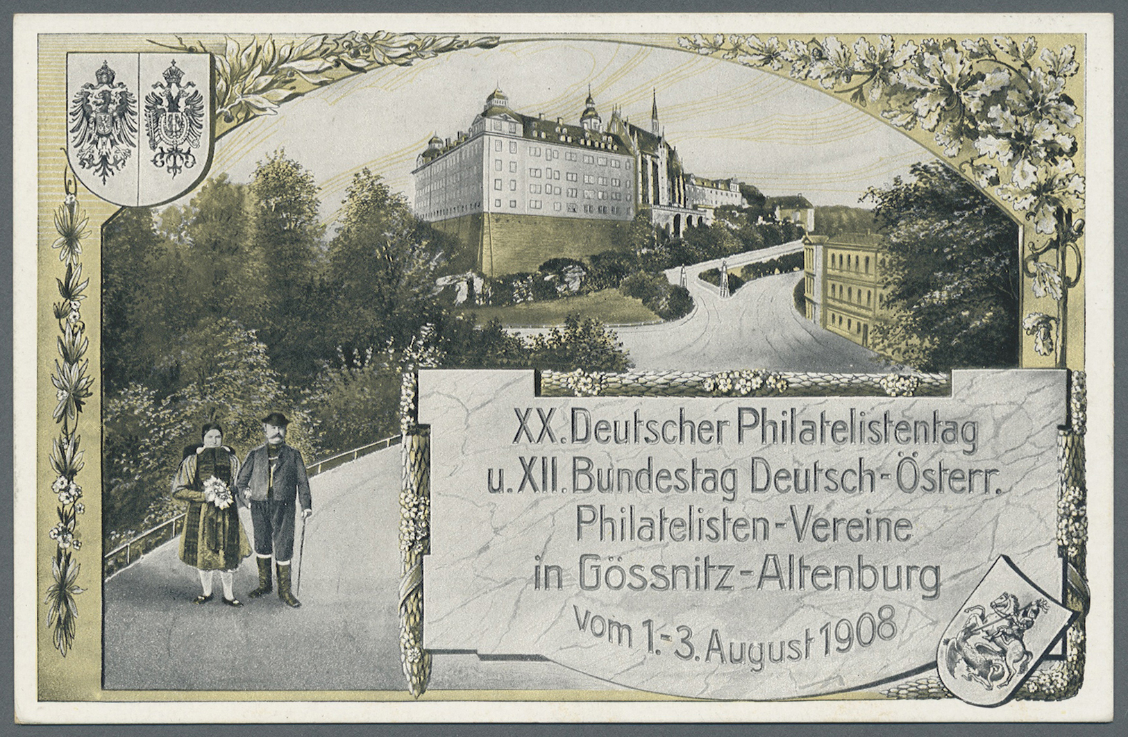 GA Deutsches Reich - Privatganzsachen: 1908, Lot Von 10 Privat-Postkarten 3 Pf Germania "XX. Dt. Philat - Autres & Non Classés