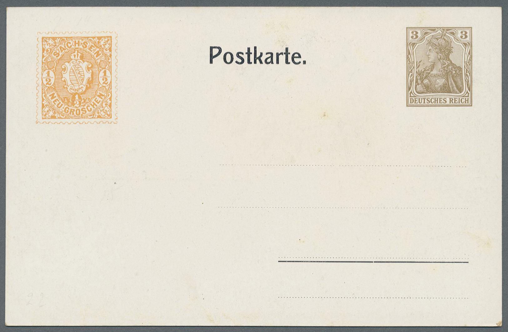 GA Deutsches Reich - Privatganzsachen: 1908, Lot von 10 Privat-Postkarten 3 Pf Germania "XX. Dt. Philat