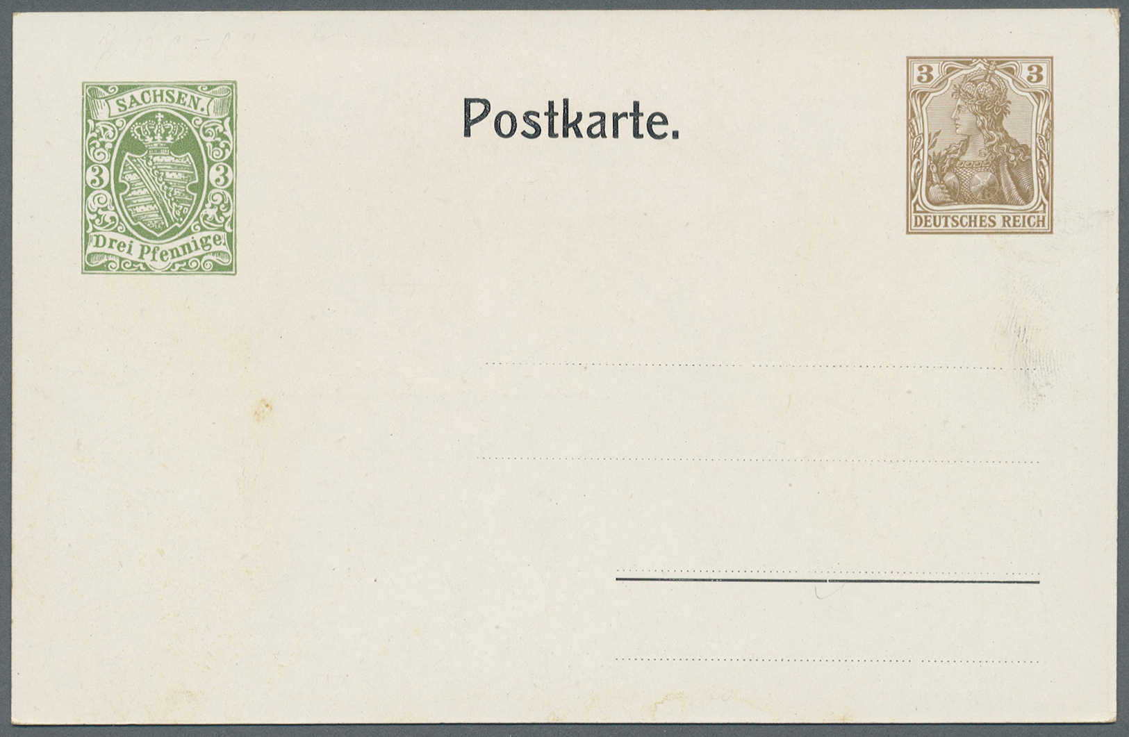 GA Deutsches Reich - Privatganzsachen: 1908, Lot von 10 Privat-Postkarten 3 Pf Germania "XX. Dt. Philat