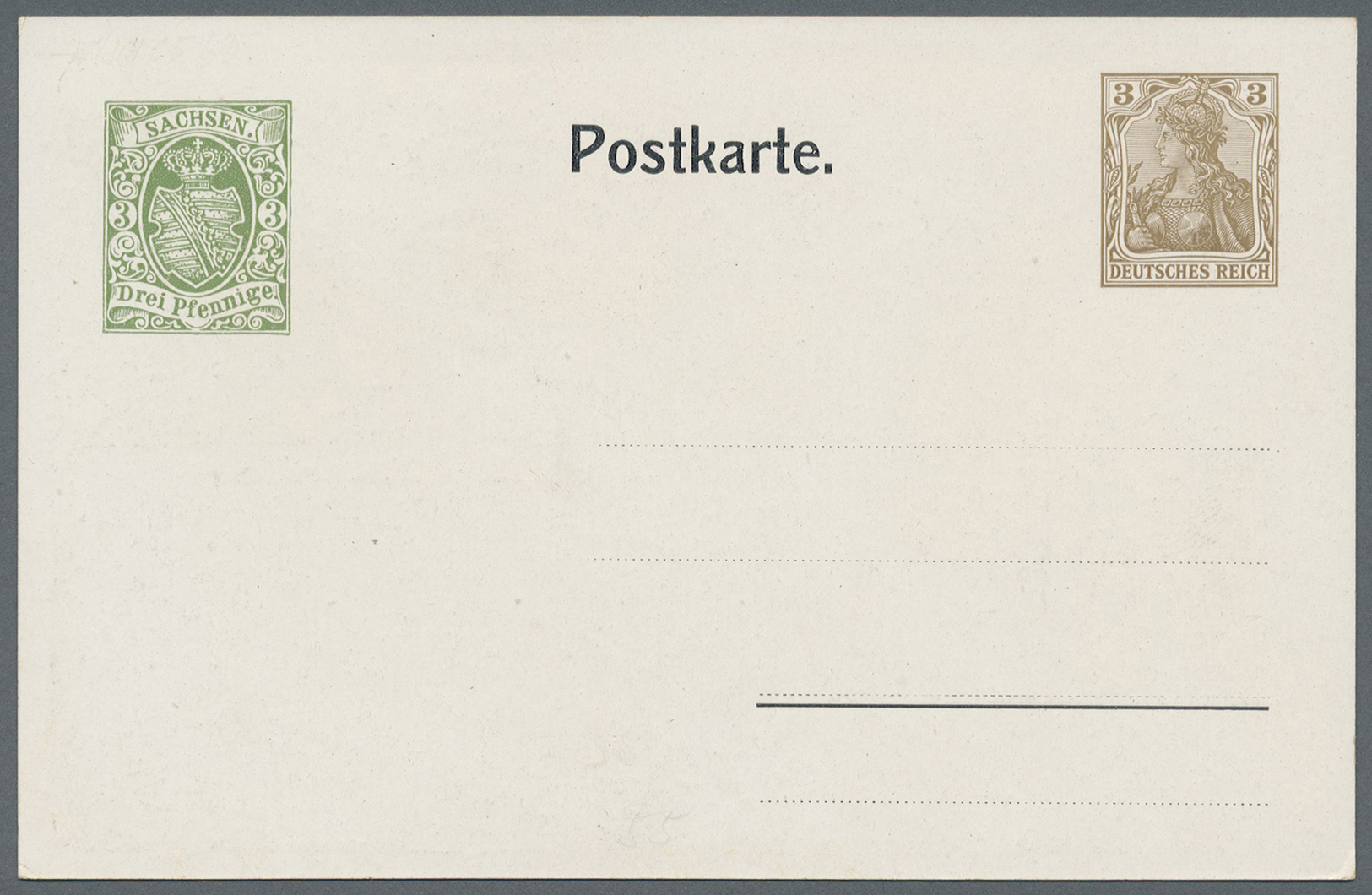 GA Deutsches Reich - Privatganzsachen: 1908, Lot von 10 Privat-Postkarten 3 Pf Germania "XX. Dt. Philat