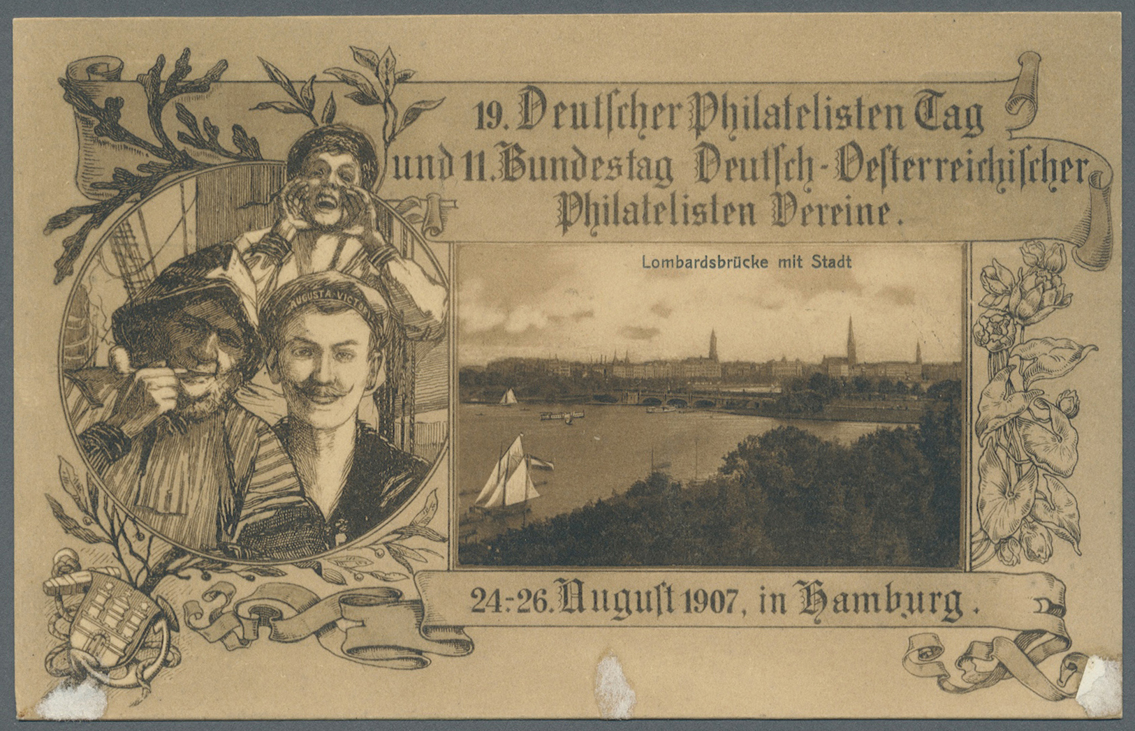 GA Deutsches Reich - Privatganzsachen: 1907, Lot Von 15 Privat-Postkarten 5 Pf Germania "19. Dt. Philat - Other & Unclassified