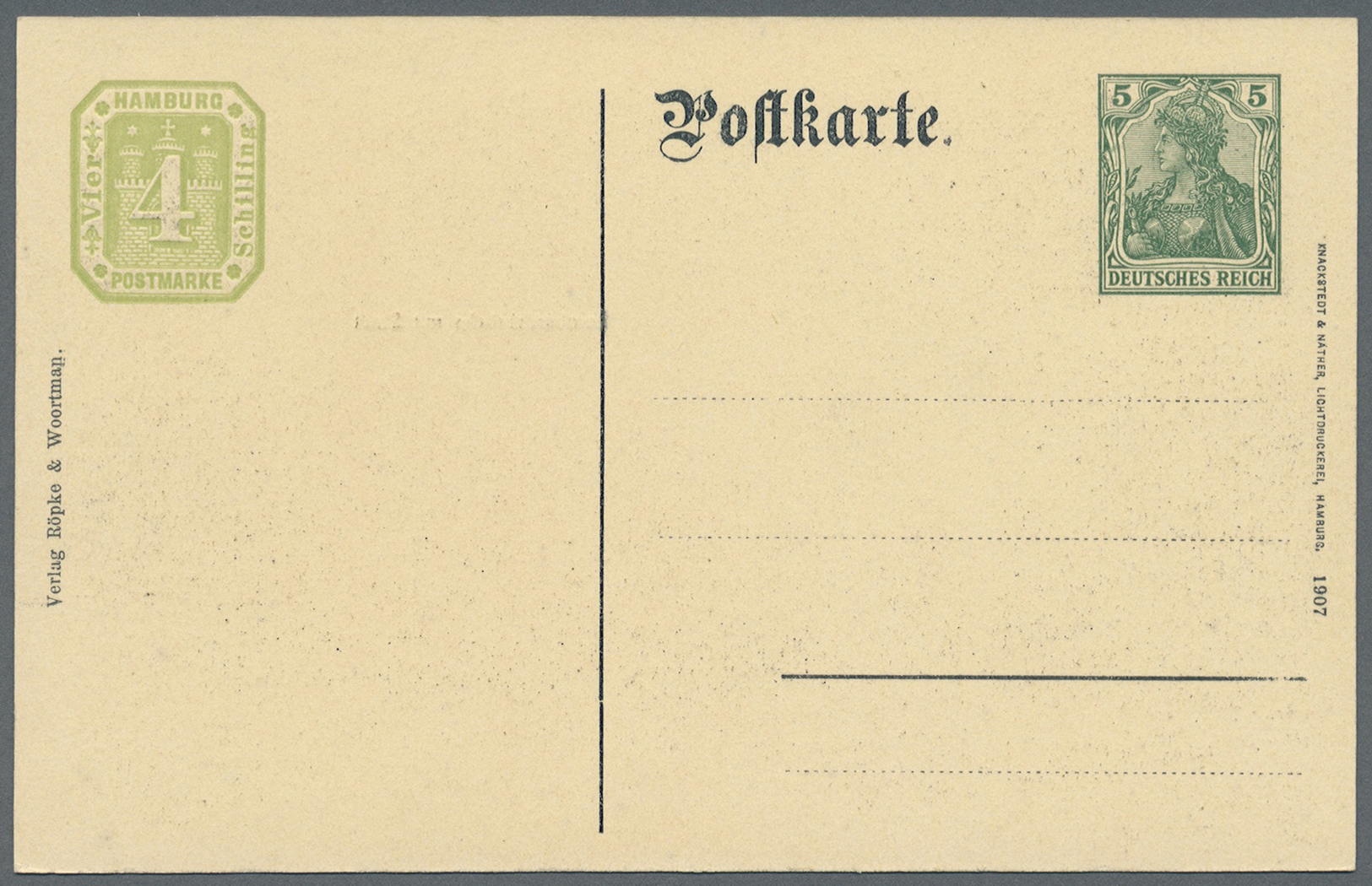 GA Deutsches Reich - Privatganzsachen: 1907, Lot von 15 Privat-Postkarten 5 Pf Germania "19. Dt. Philat