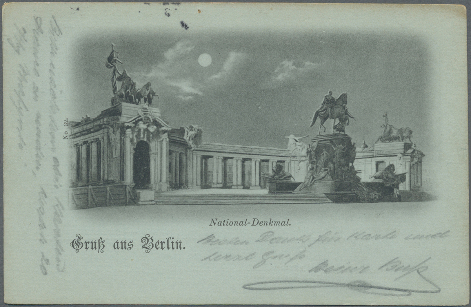 Br Deutsches Reich - Stempel: 1898, "In Berlin C.2 Nachträglich Entwertet", Violetter Stempel Klar Auf - Frankeermachines (EMA)