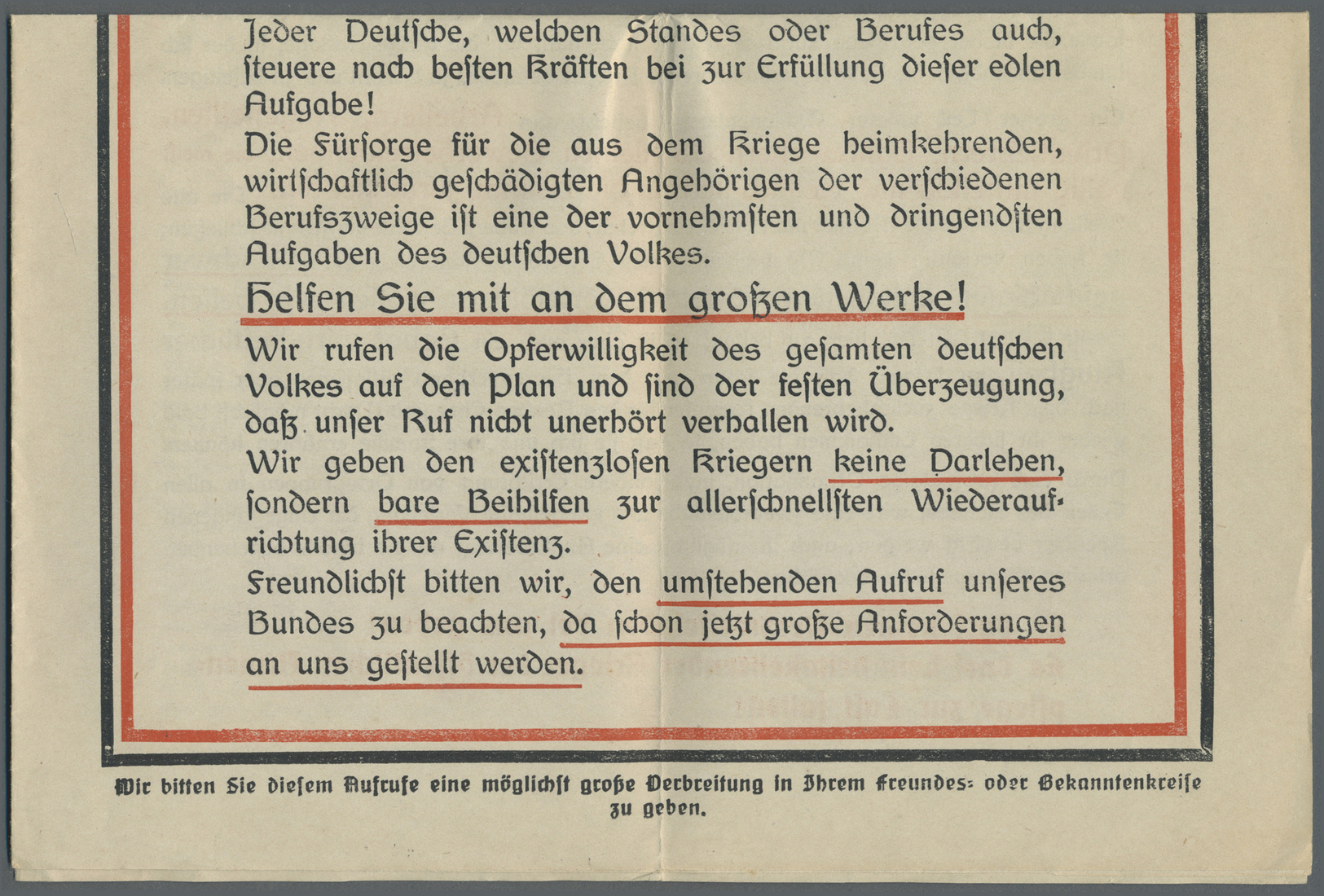Br Deutsches Reich - Besonderheiten: 1916, Großformatiger Drucksachenumschlag Mit Kaiseradler "D. K. H. - Andere & Zonder Classificatie