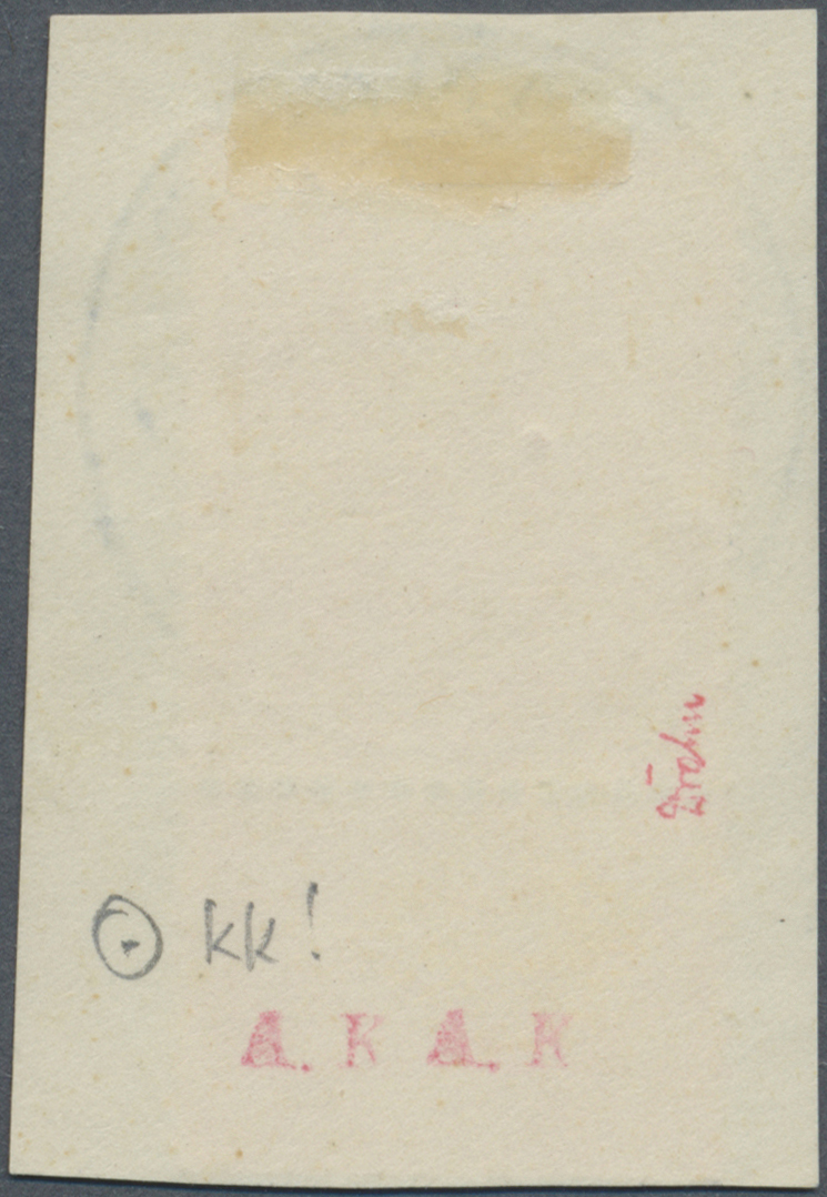 Brfst Deutsche Post In Marokko: 1911, 1 P Auf 80 Pf. Germania, Tadellose Marke Vom Bogenunterrand Auf Brie - Marokko (kantoren)