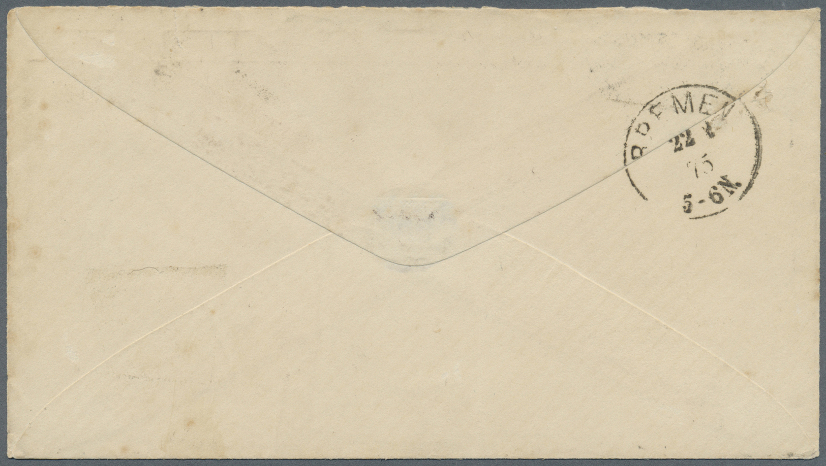 Br Deutsche Post in der Türkei - Vorläufer: 1872/1874, four letters with eagle with shield multiple / m