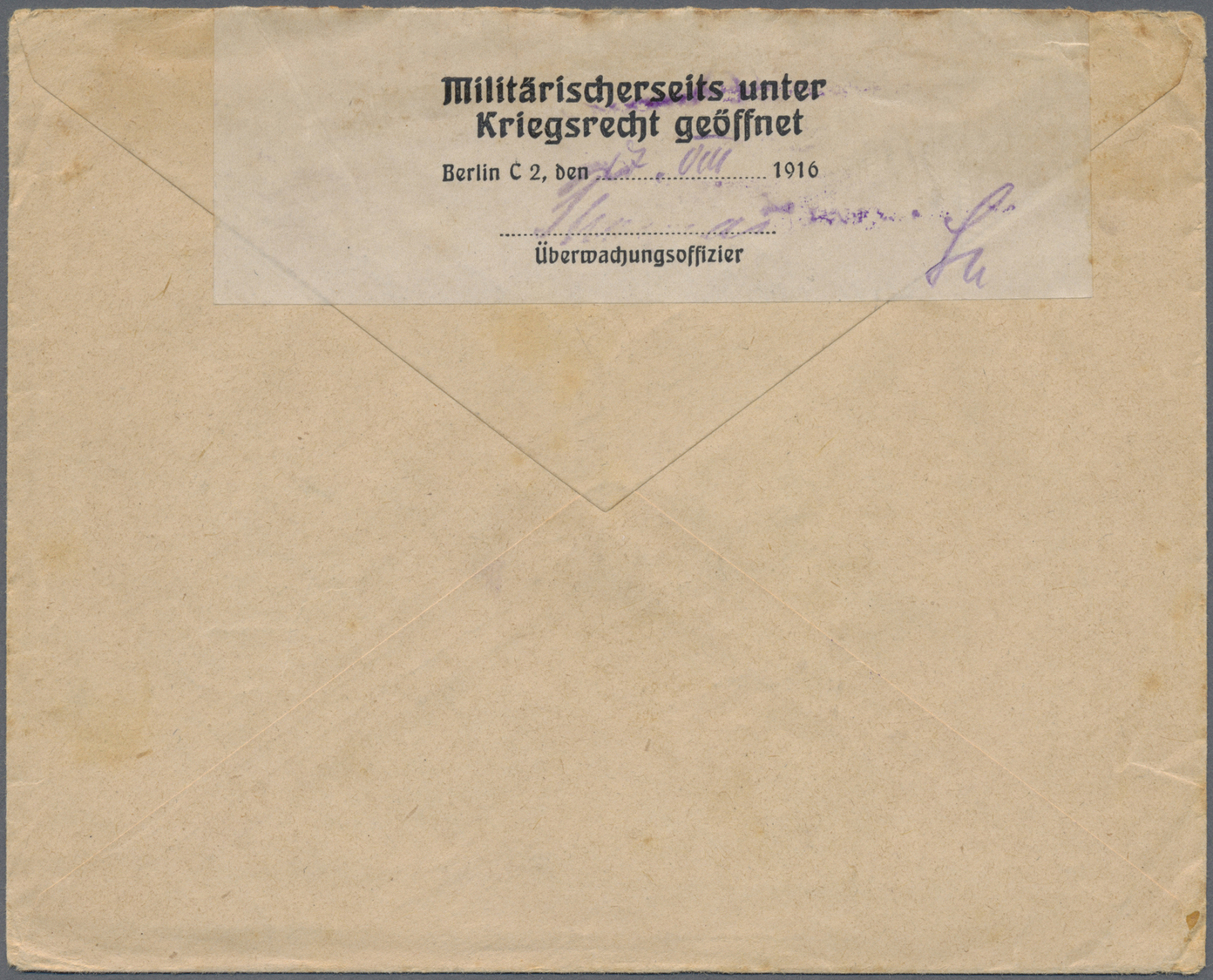 Br Deutsche Post In Der Türkei - Stempel: 1916, FELDPOST MIL.MISS.KONSTANTINOPEL Auf Zwei FP-Belegen (B - Turkse Rijk (kantoren)