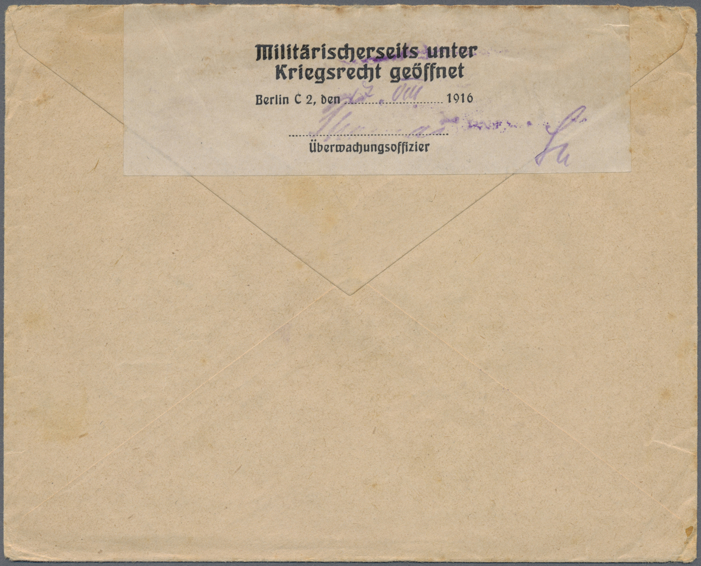 Br Deutsche Post In Der Türkei - Stempel: 1916, FELDPOST MIL.MISS.KONSTANTINOPEL Auf Zwei FP-Belegen (B - Turquie (bureaux)