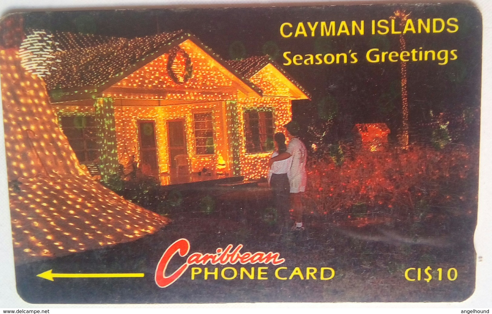 Cayman Islands 10CCIA Seasons Greetings CI $10 - Kaimaninseln (Cayman I.)