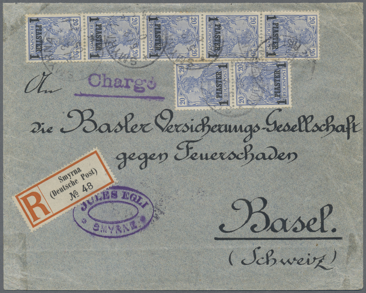 Br Deutsche Post In Der Türkei - Besonderheiten: 1905/1914, 3 Bedarfsbriefe Mit Verschiedenen Frankatur - Turquie (bureaux)